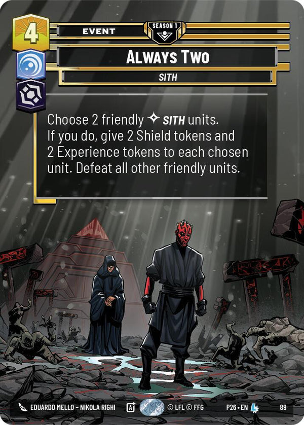 Always Two (89) (SN1 89) - Star Wars Unlimited