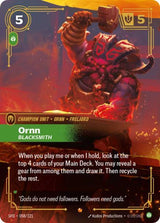 Ornn - Blacksmith - Riftbound: League of Legends TCG