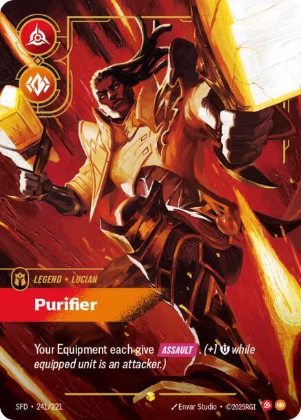 Lucian, Purifier (Overnumbered) - Riftbound: League of Legends TCG