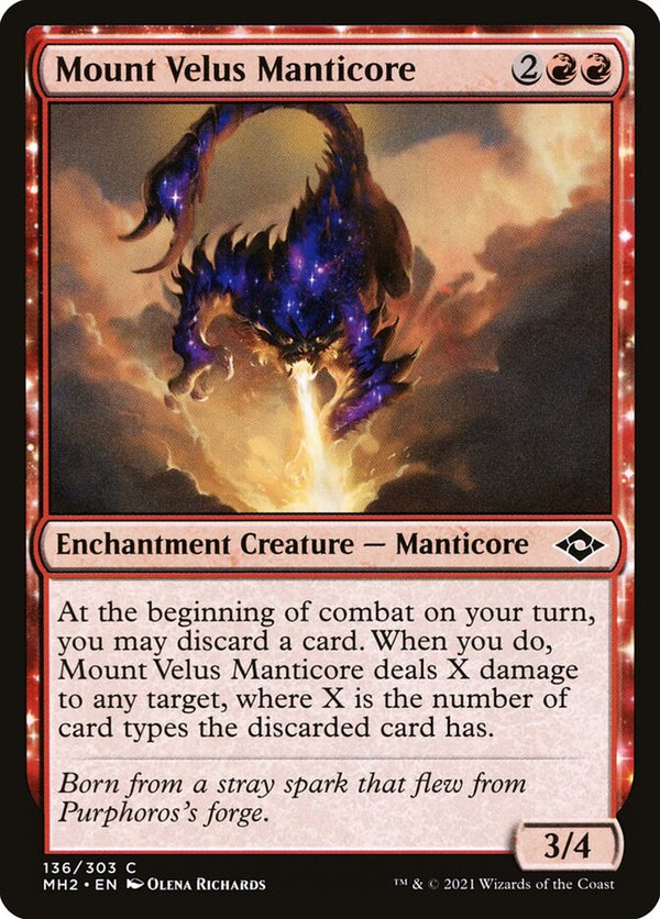 Mount Velus Manticore - Magic: The Gathering