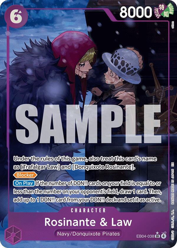 Rosinante & Law (Alternate Art) [The Azure Sea's Seven]