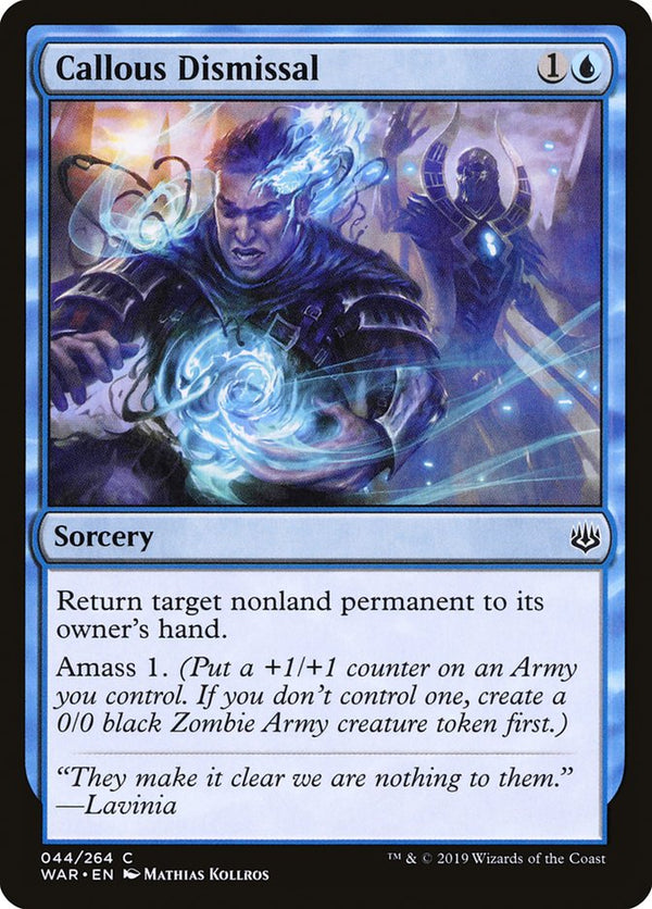 Callous Dismissal - Magic: The Gathering