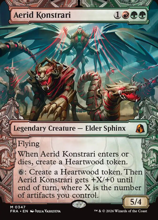 Aerid Konstrari (Showcase) (0347) (FRA 347) - Magic: The Gathering