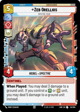 Zeb Orellios - Spectre Four - Star Wars Unlimited
