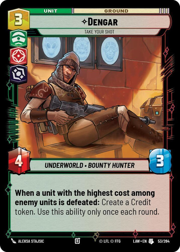 Dengar - Take Your Shot - Star Wars Unlimited