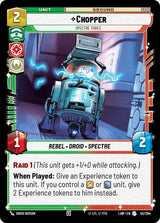 Chopper - Spectre Three - Star Wars Unlimited