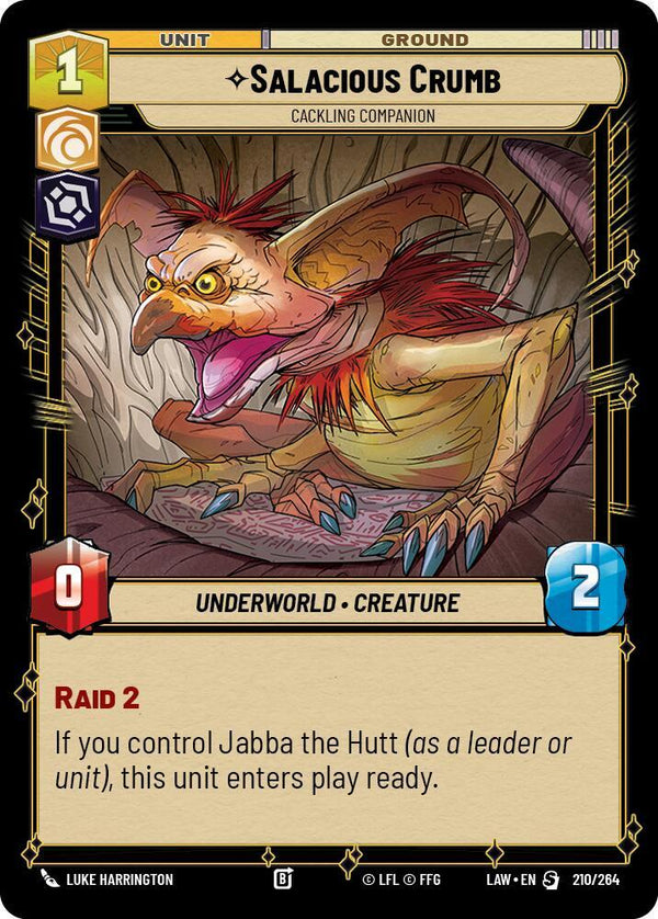 Salacious Crumb - Cackling Companion - Star Wars Unlimited