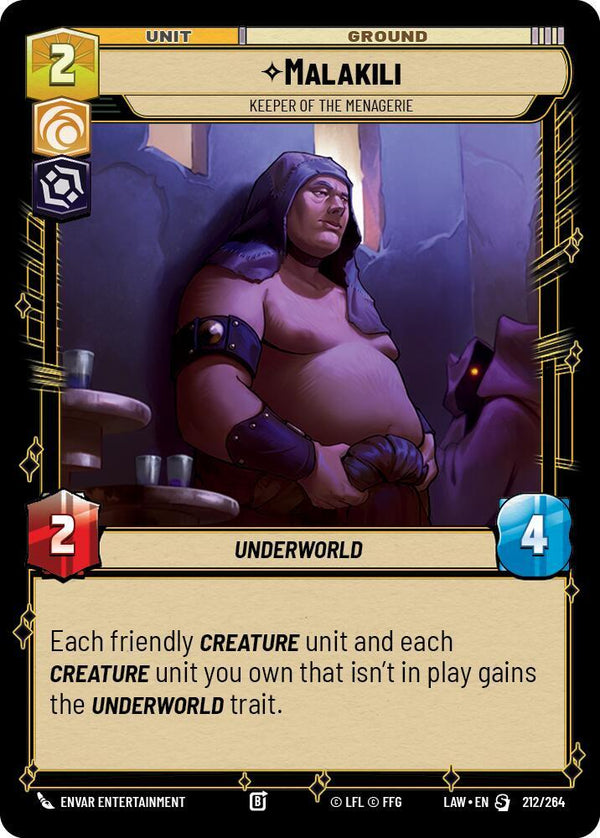 Malakili - Keeper of the Menagerie - Star Wars Unlimited