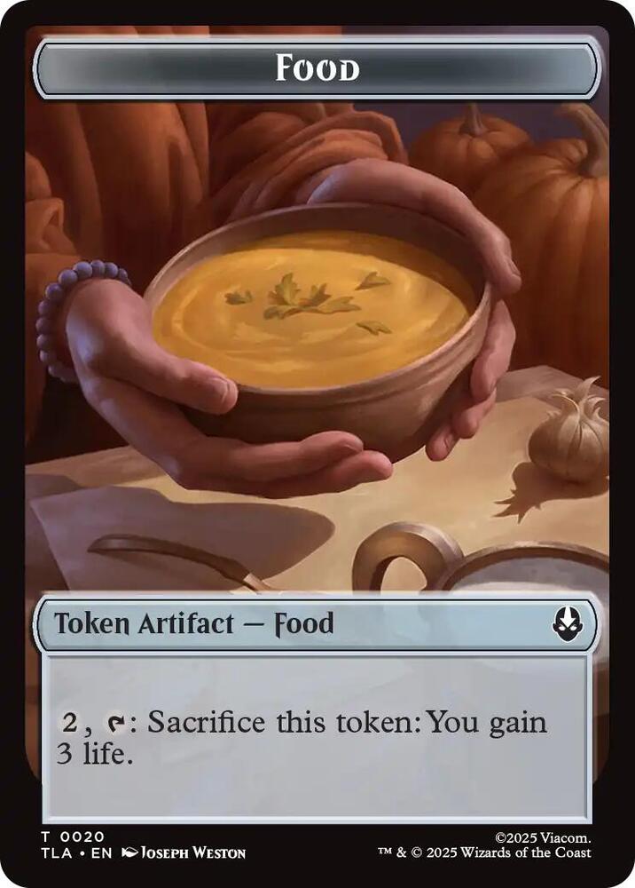 Food (0020) // Ally (0007) Double-Sided Token