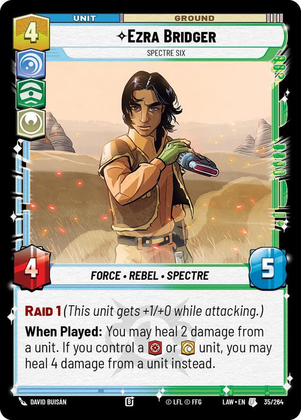 Ezra Bridger - Spectre Six - Star Wars Unlimited