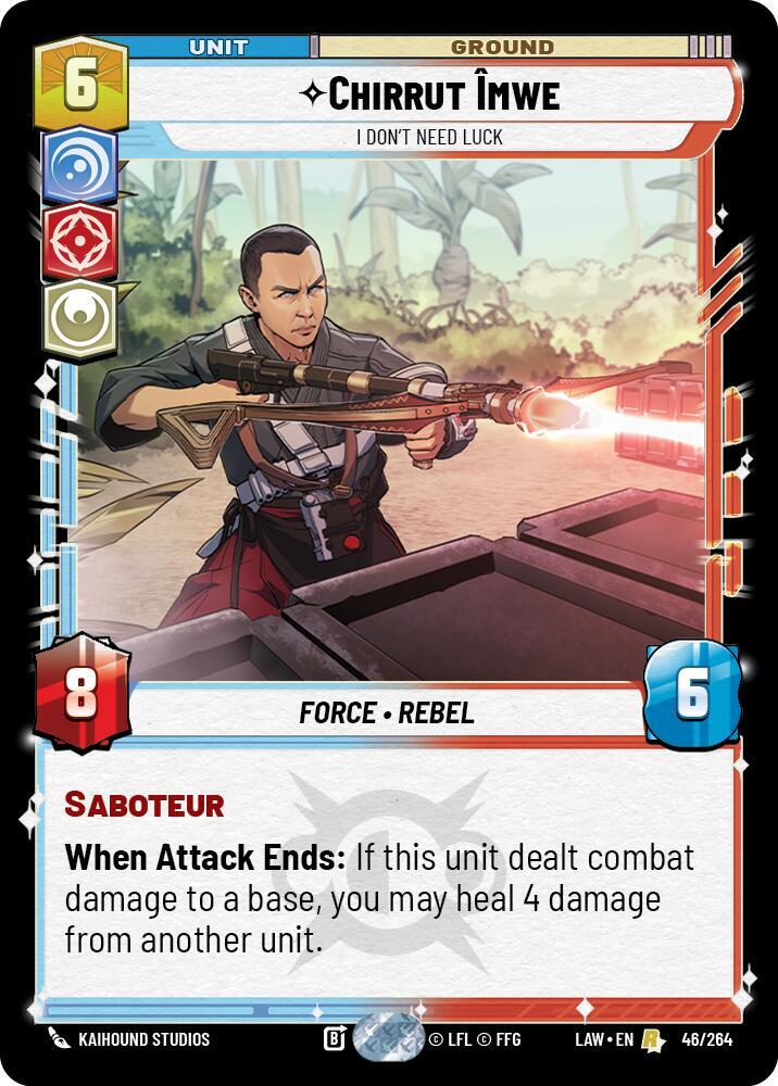 Chirrut Îmwe - I Don't Need Luck