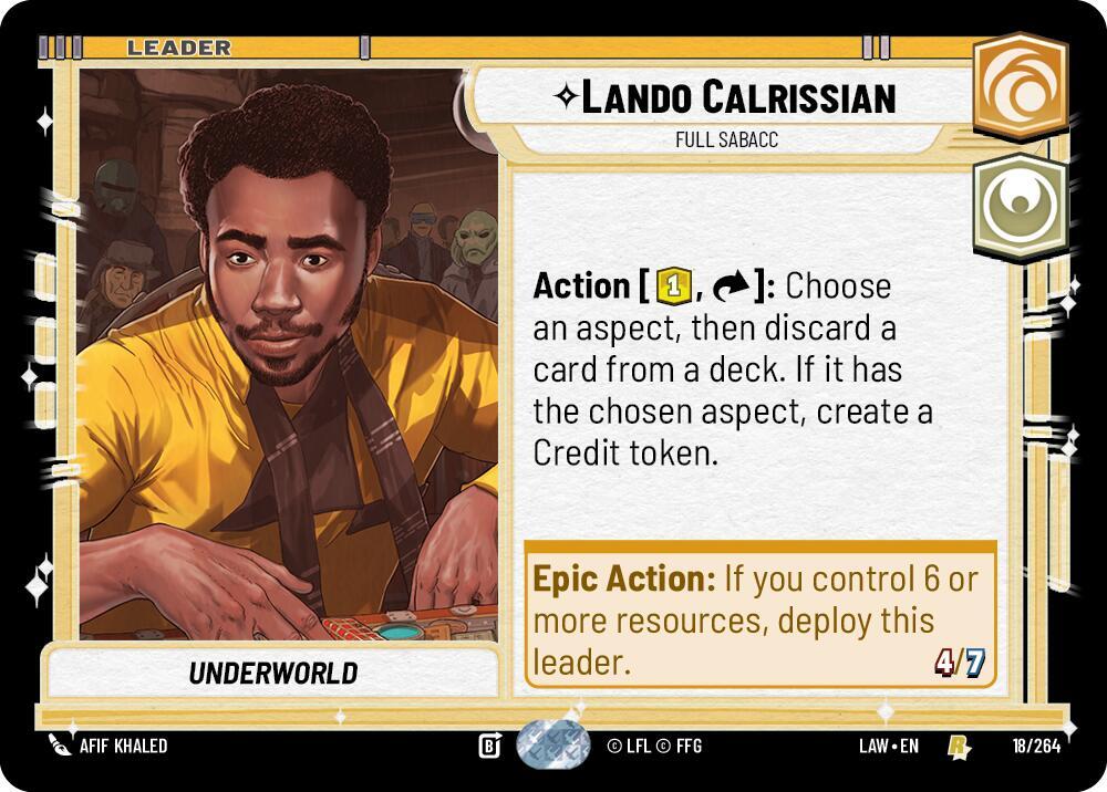 Lando Calrissian - Full Sabacc
