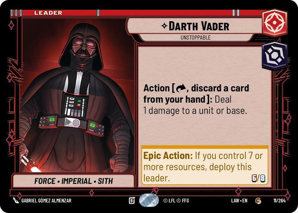 Darth Vader - Unstoppable - Star Wars Unlimited
