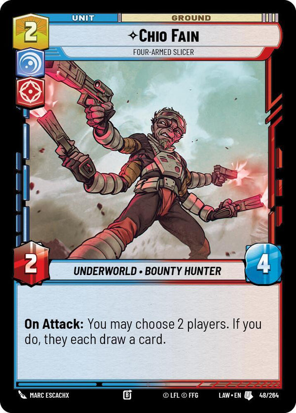 Chio Fain - Four-Armed Slicer - Star Wars Unlimited