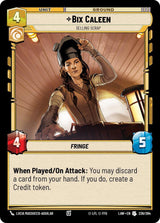 Bix Caleen - Selling Scrap - Star Wars Unlimited