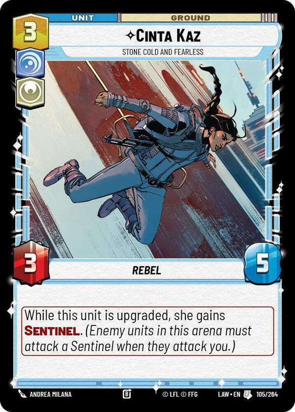 Cinta Kaz - Stone Cold and Fearless - Star Wars Unlimited