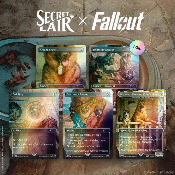 Secret Lair Drop: Secret Lair x Fallout: Greet the Dog - Traditional Foil Edition (SLD) - Magic: The Gathering