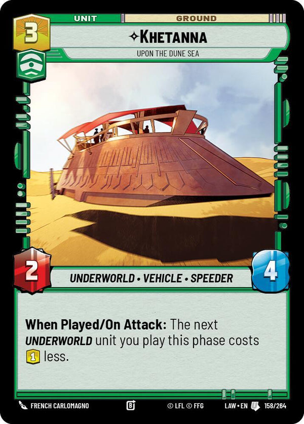 Khetanna - Upon the Dune Sea - Star Wars Unlimited