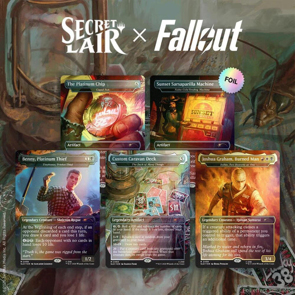 Secret Lair Drop: Secret Lair x Fallout: Welcome to New Vegas - Traditional Foil Edition (SLD) - Magic: The Gathering