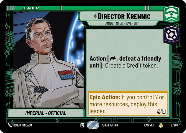 Director Krennic - Amidst My Achievement - Star Wars Unlimited