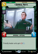 Admiral Motti - Chain of Command - Star Wars Unlimited