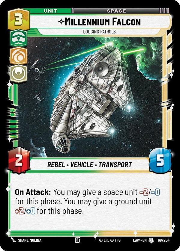 Millennium Falcon - Dodging Patrols - Star Wars Unlimited