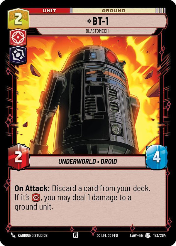 BT-1 - Blastomech - Star Wars Unlimited