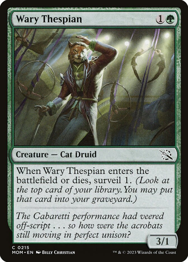 Wary Thespian - Magic: The Gathering