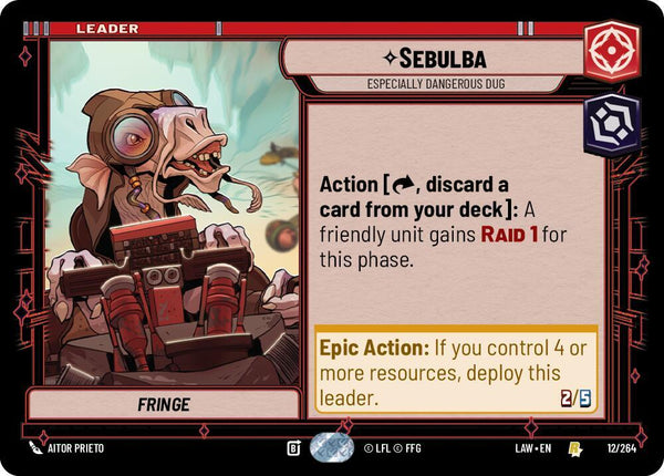 Sebulba - Especially Dangerous Dug - Star Wars Unlimited