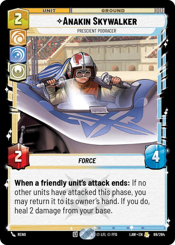 Anakin Skywalker - Prescient Podracer - Star Wars Unlimited