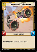 Champion's KT-9 Podracer - Star Wars Unlimited