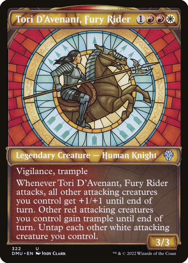 Tori D'Avenant, Fury Rider (Showcase) - Magic: The Gathering