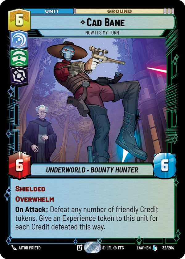 Cade Bane - Now It's My Turn - Star Wars Unlimited