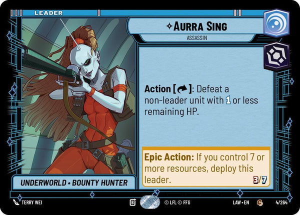 Aurra Sing - Assassin - Star Wars Unlimited