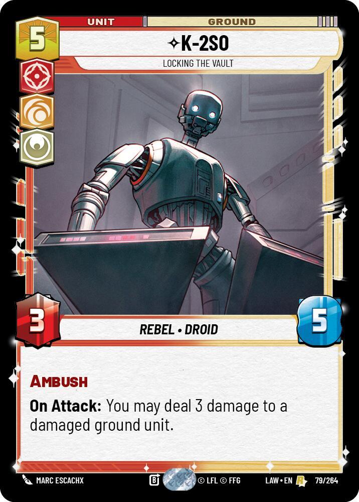 K-2S0 - Locking the Vault