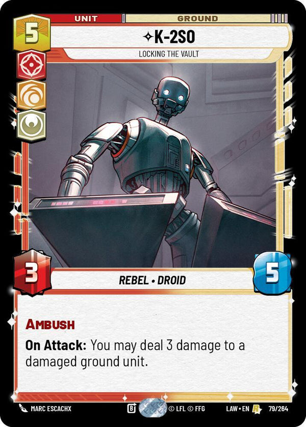 K-2S0 - Locking the Vault - Star Wars Unlimited