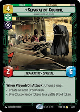 Separatist Counci - Quarrelsome Holdouts - Star Wars Unlimited