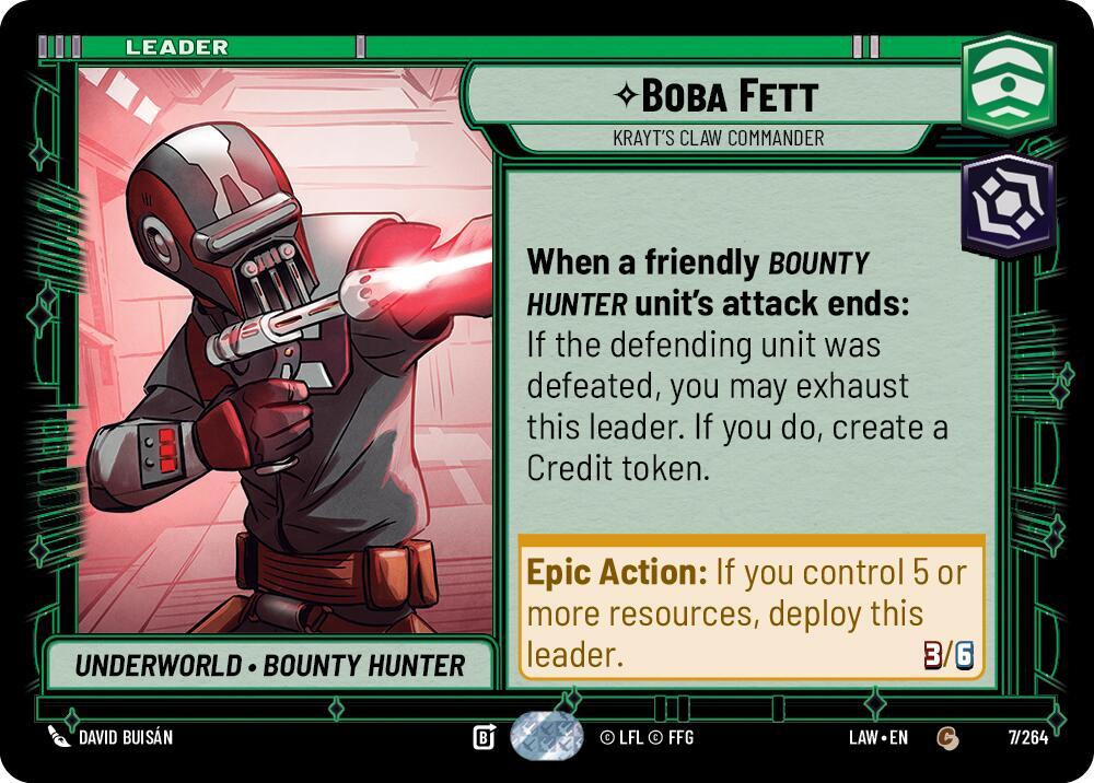 Boba Fett - Krayt's Claw Commander
