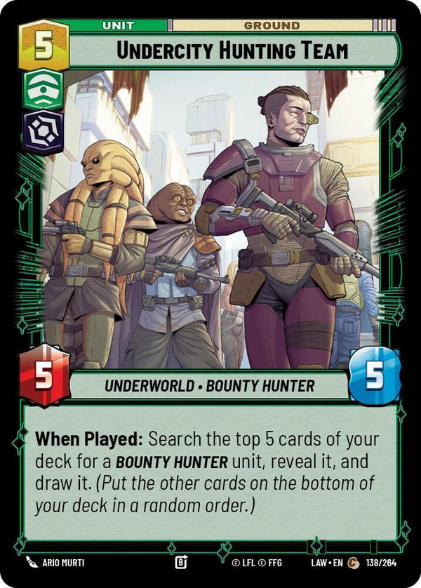 Undercity Hunting Team - Star Wars Unlimited
