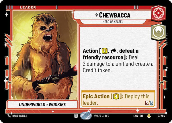 Chewbacca - Hero of Kessel - Star Wars Unlimited