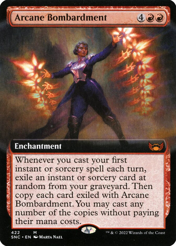Arcane Bombardment (Extended Art) - Magic: The Gathering