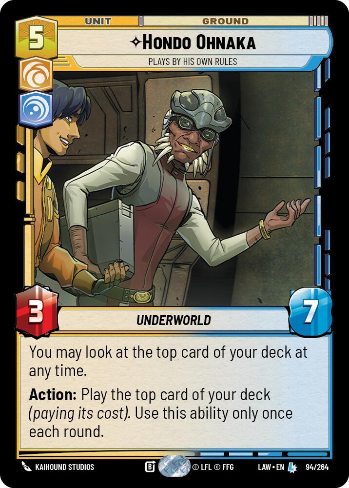 Hondo Ohnaka - Plays By His Own Rules