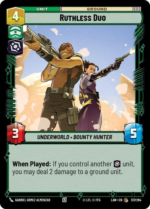 Ruthless Duo - Star Wars Unlimited