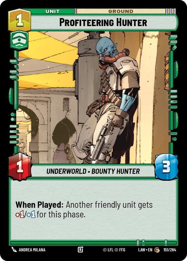 Profiteering Hunter - Star Wars Unlimited