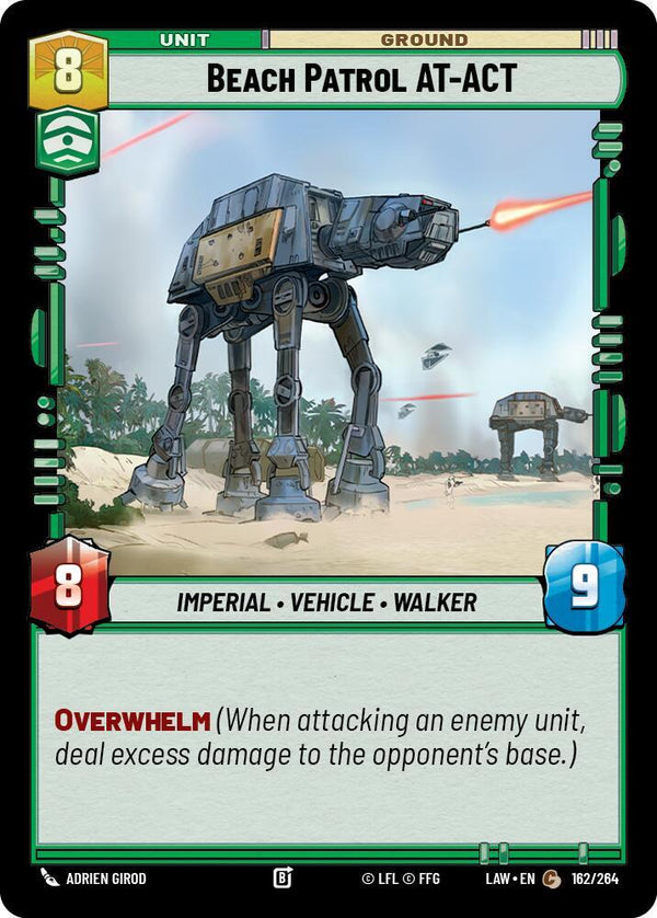 Beach Patrol AT-ACT - Star Wars Unlimited