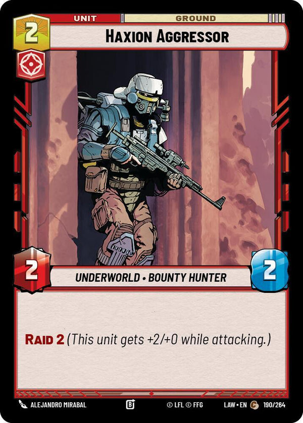 Haxion Aggressor - Star Wars Unlimited