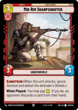 Mid Rim Sharpshooter - Star Wars Unlimited