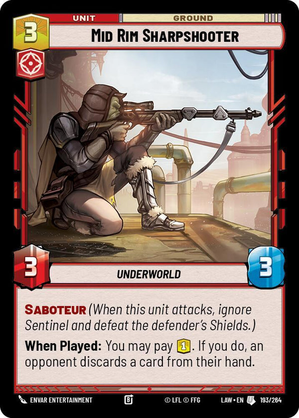 Mid Rim Sharpshooter - Star Wars Unlimited