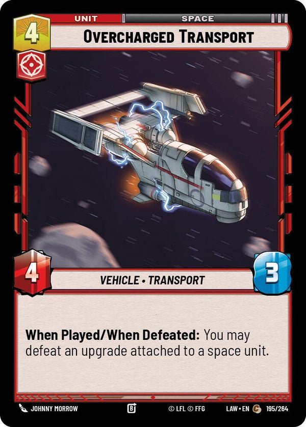 Overcharged Transport - Star Wars Unlimited