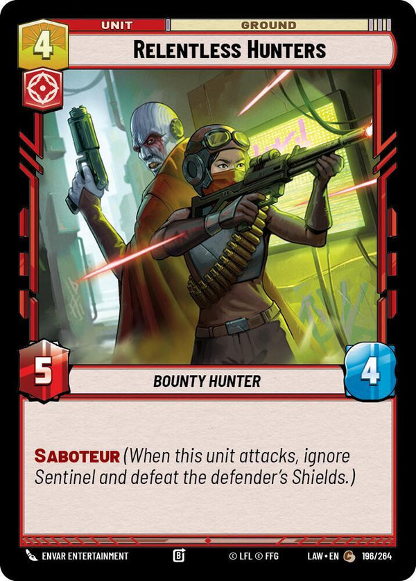 Relentless Hunters - Star Wars Unlimited